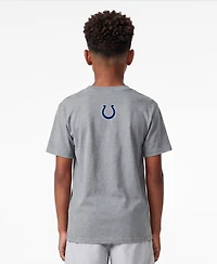 Champion Big Boys and Girls Heather Gray Indianapolis Colts Disney X T-Shirt
