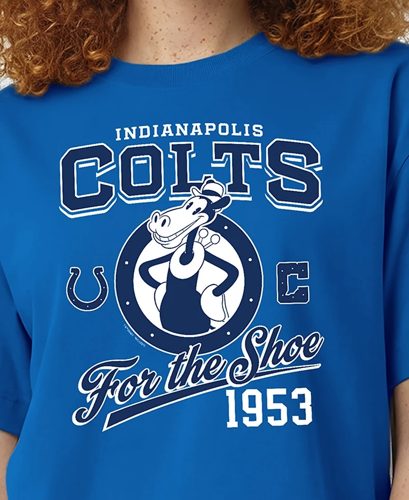 Champion Women's Royal Indianapolis Colts Disney X Champion All Star T-Shirt