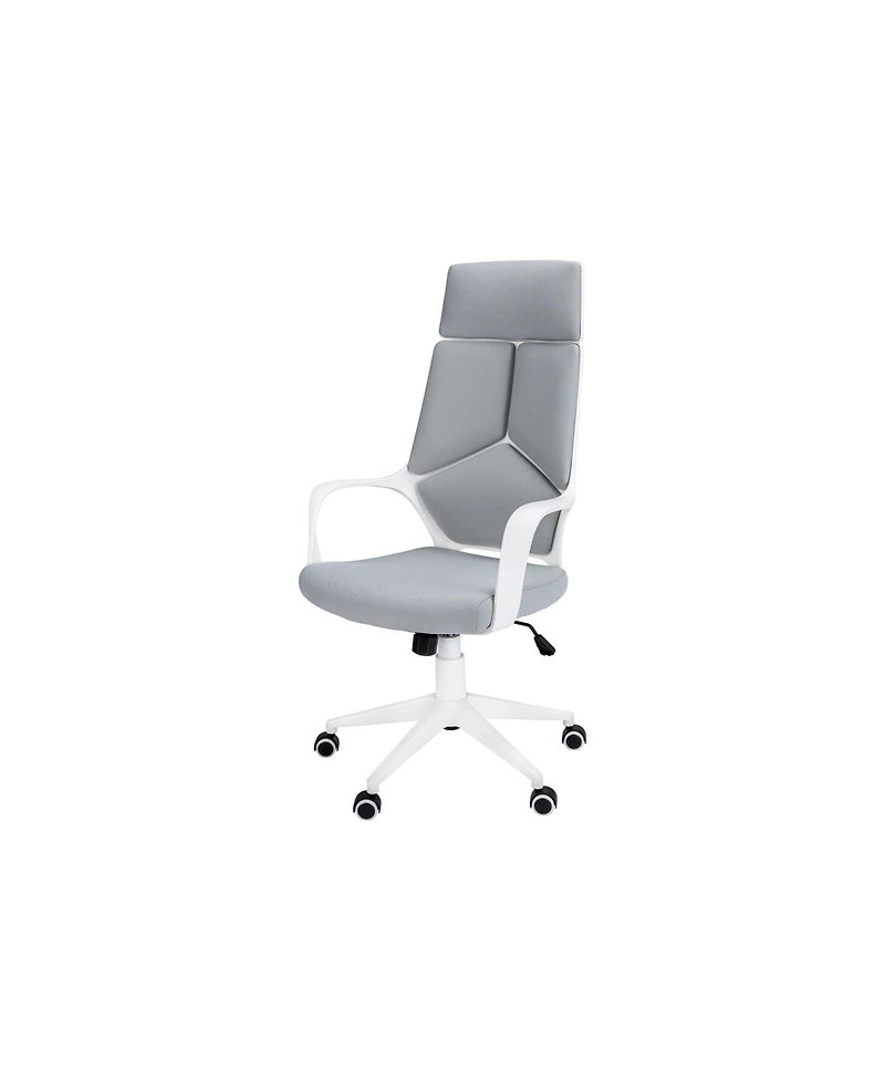Flynama Mesh Metal High Back Office Chair,Contemporary Swivel Chair