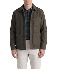 Level 7 Men's Relaxed-Fit Wool-Like Shirt Jacket