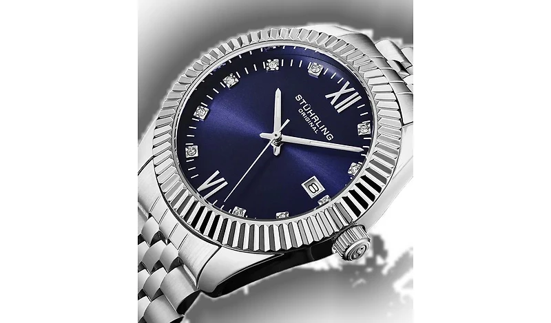 Stuhrling Women's Symphony Silver-tone Stainless Steel , Dial