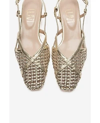 Prologue Shoes Women's Lenvor Woven Slingback Pump