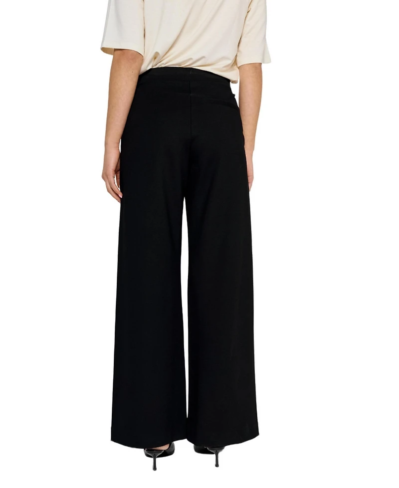 Residus Women's Luna High-Rise Wide-Leg Tailored Trousers