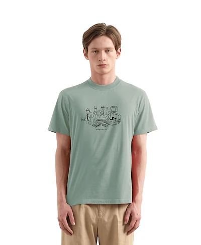 Edmmond Studios Men's Scalextric Graphic Cotton Relaxed-Fit T-Shirt
