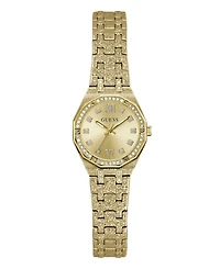 Guess Women's Quartz Gold-Tone Stainless Steel Watch 25mm