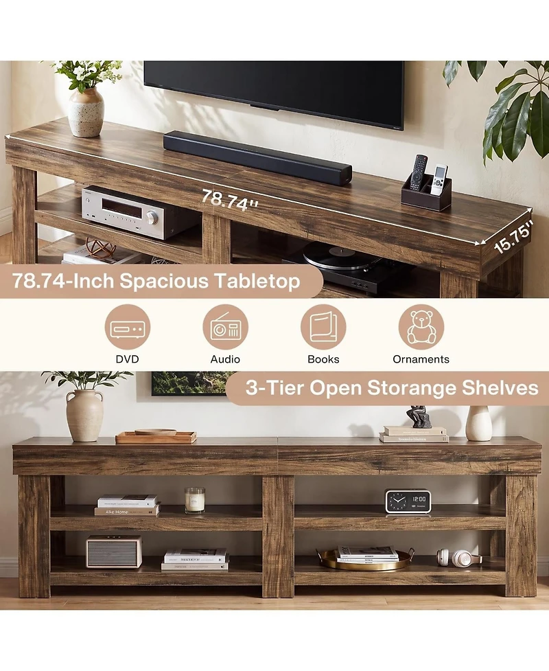Tribesigns Tv Stand, Entertainment Center, Modern Media Console
