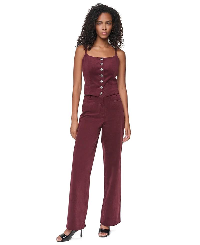 Dkny Women's Button-Front Tailored Vest