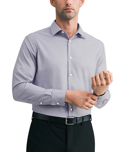 Calvin Klein Men's Cotton Stretch Regular-Fit Dress Shirt
