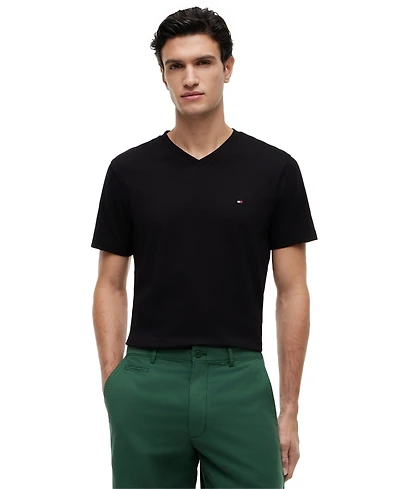 Tommy Hilfiger Men's Essential Cotton V-Neck Regular-Fit T-Shirt