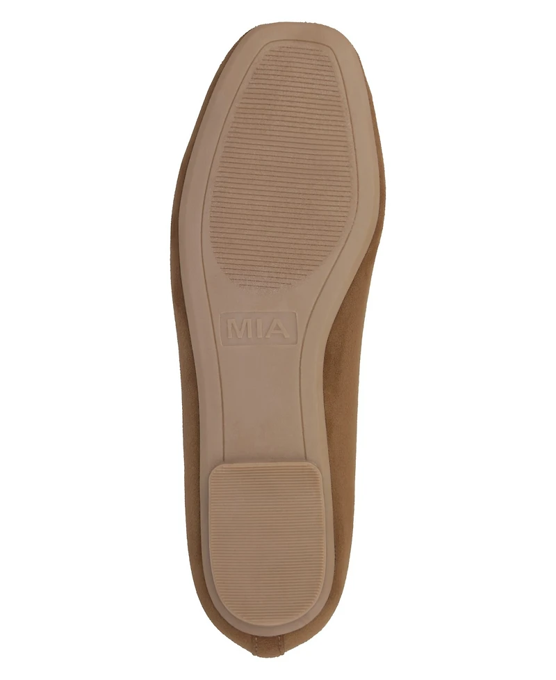 Mia Women's Tinna Bow Ballet Slip-On Flats