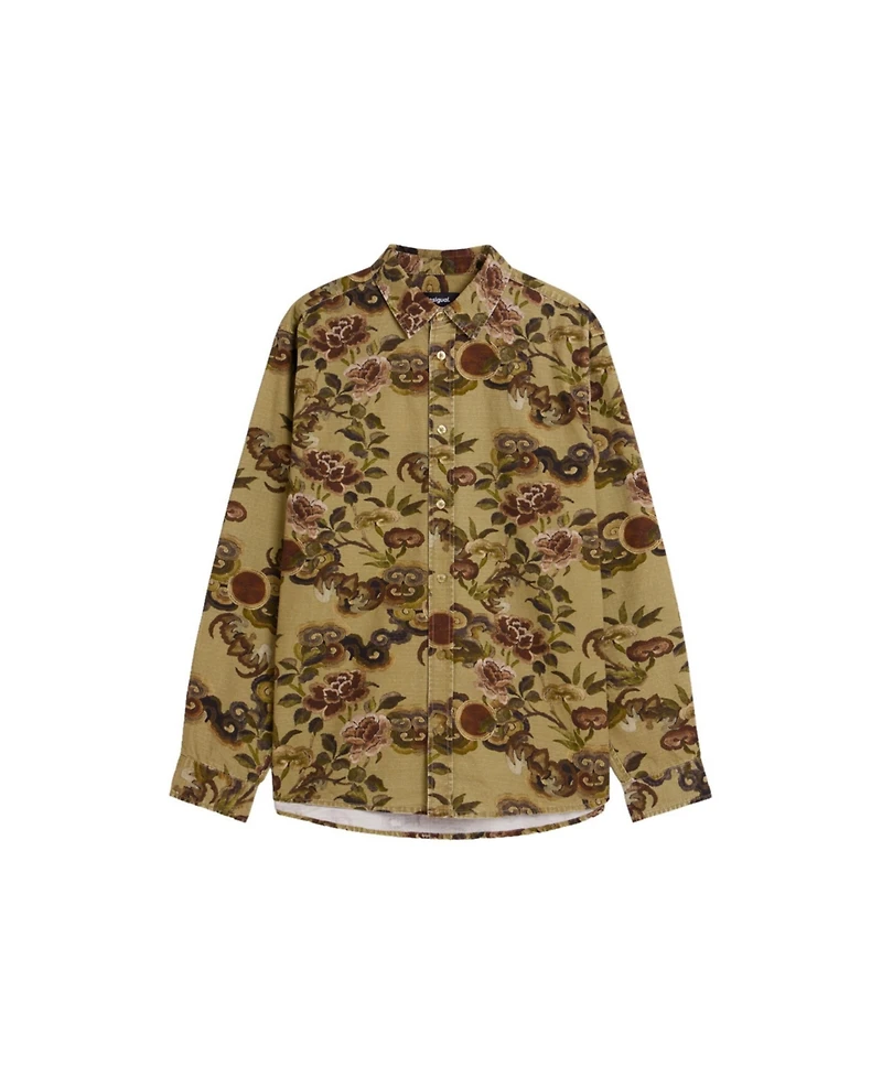 Desigual Men's Dragon Print Shirt