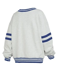 Pressbox Women's Florida Gators Oates V-Neck Oversized Sweatshirt