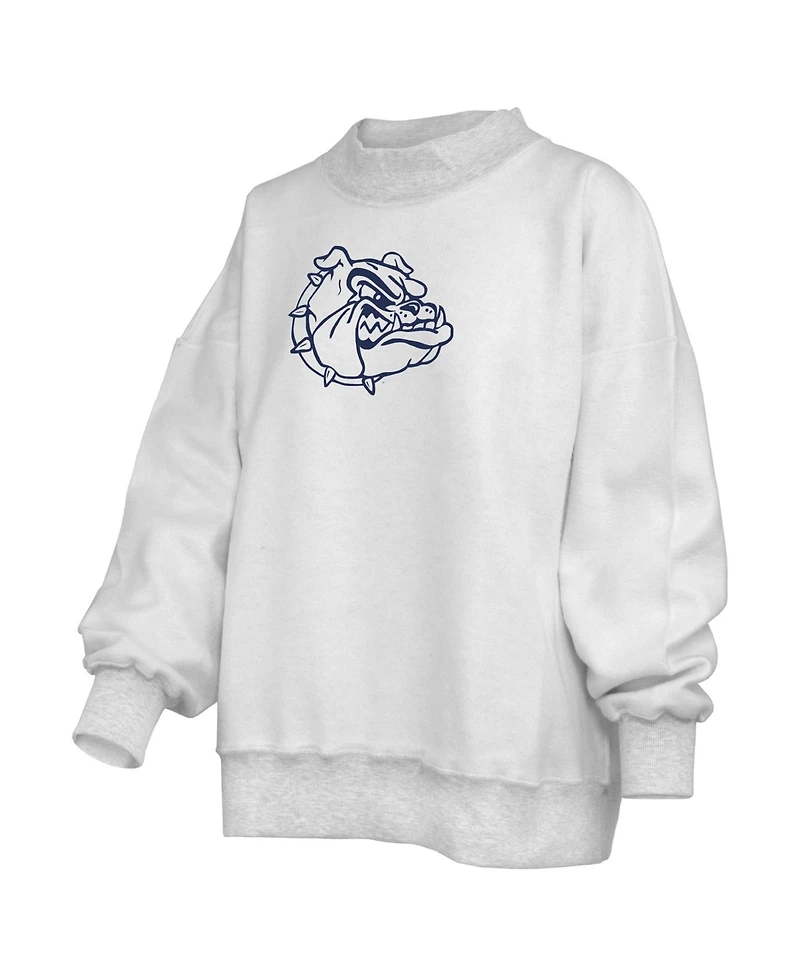 Pressbox Women's Gonzaga Bulldogs Reversible Mock Neck Sweatshirt