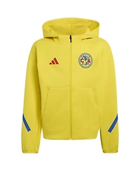 Adidas Boys' and Girls' Club America 2025/26 Club Anthem Full-Zip Hooded Hoodie Jacket