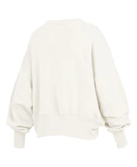 Pressbox Women's South Carolina Gamecocks Chelsea Oversized Chenille Applique Pullover Sweatshirt