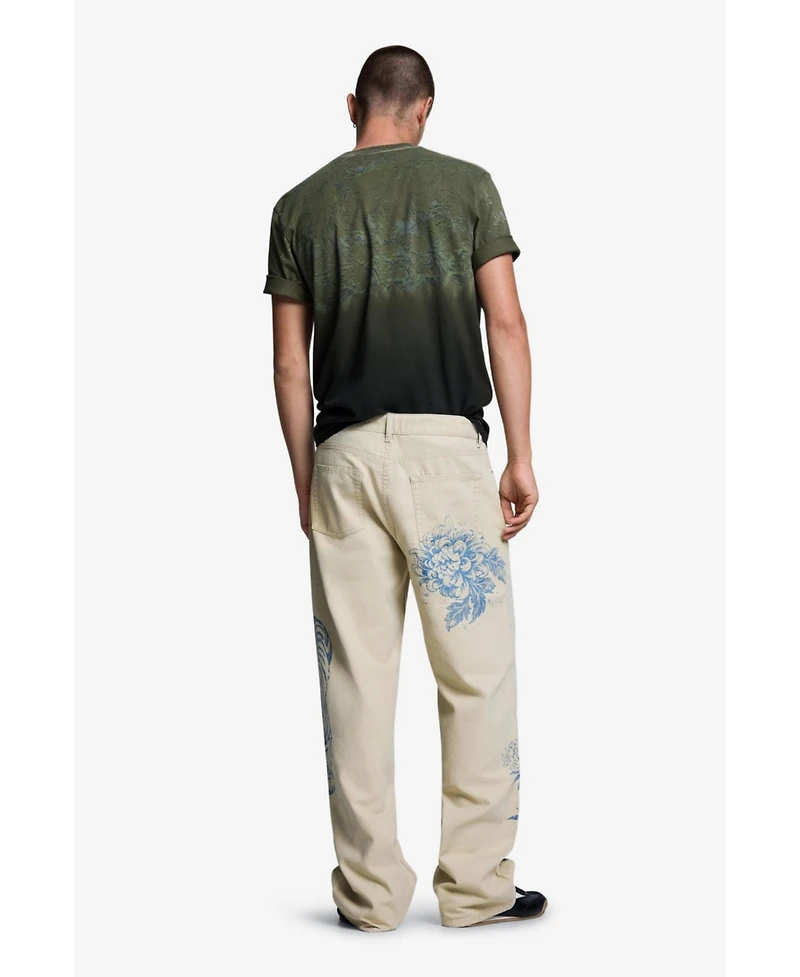 Desigual Men's Printed Trousers