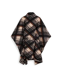 Desigual Women's Checkered Poncho