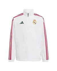 Adidas Boys' and Girls' Anthem Full-Zip Mock-Neck Raglan-Sleeve Jacket