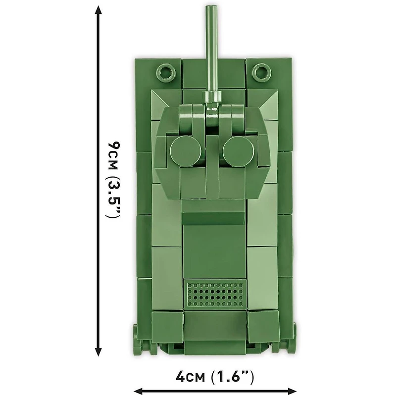 Cobi Wwii Historical Collection T-34/76 Tank 101-Piece Building Set, Ages 6+