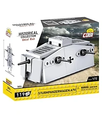 Cobi Great War Sturmpanzerwagen A7V Tank 1:72 Scale 119-Piece Building Set, Ages 6+