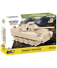 Cobi Wwii Panzer V Panther Tank Historical Collection 126-Piece Building Set, Ages 6+