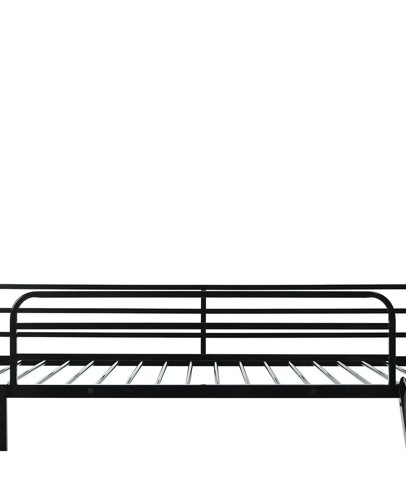 Slickblue Twin Over Kids House Bed with Bunk Design and Safety Guardrails