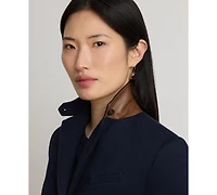 Lauren Ralph Women's Herringbone Notch Lapel Blazer