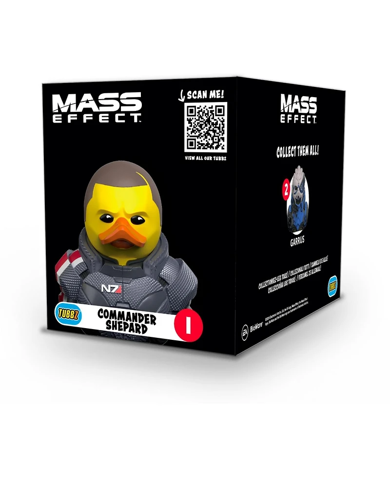 Tubbz Mass Effect Commander Shepard 4.3" Action Figure, Boxed Edition, Ages 5+