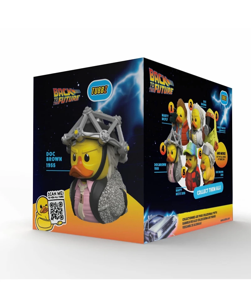 Tubbz Back to the Future Doc Brown 1955 4.2" Boxed Edition Collectible Figure, Ages 5+
