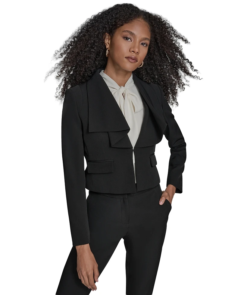 Bcbg Women's Collar Long Sleeve Jacket