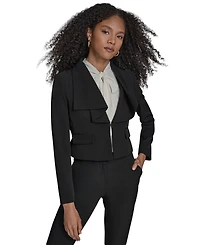 Bcbg Women's Collar Long Sleeve Jacket
