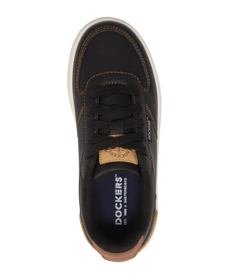 Dockers Big Boys' Frederick Low-Top Lace-Up Retro Sneakers