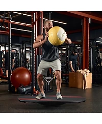 Hongge 32-Inch Wooden Balance Board Trainer with Roller Set