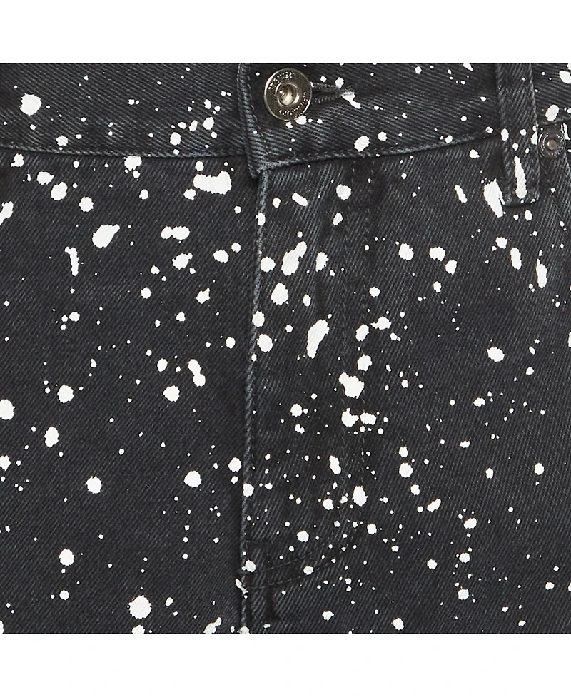 Pre-Owned Off-White Women's Diag-Stripe Paint-Splatter Skinny Jeans