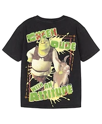 Shrek Boys' and Girls' Short-Sleeve Crewneck Graphic T-Shirt