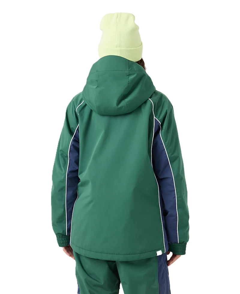 Roxy Women's Honors Waterproof Hooded Helmet-Compatible Jacket