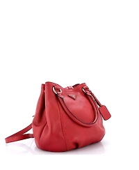 Pre-Owned Prada Small Convertible Shopping Tote Vitello Daino