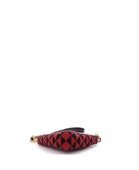 Pre-Owned Prada Mini Symbole Triangle Bag Leather and Jacquard