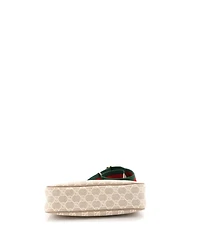 Pre-Owned Gucci Small Ophidia Charm Shoulder Bag Gg Coated Canvas