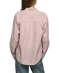 Lucky Brand Women's Boyfriend Long-Sleeve Button-Down Shirt
