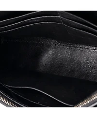 Pre-Owned Balenciaga Hourglass Chain Wallet Embossed Leather