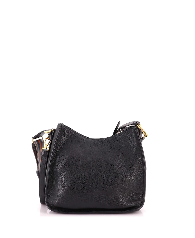 Pre-Owned Prada Medium Dual Strap Hobo Vitello Daino