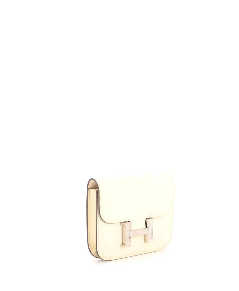 Pre-Owned Hermes Constance Slim Wallet Epsom