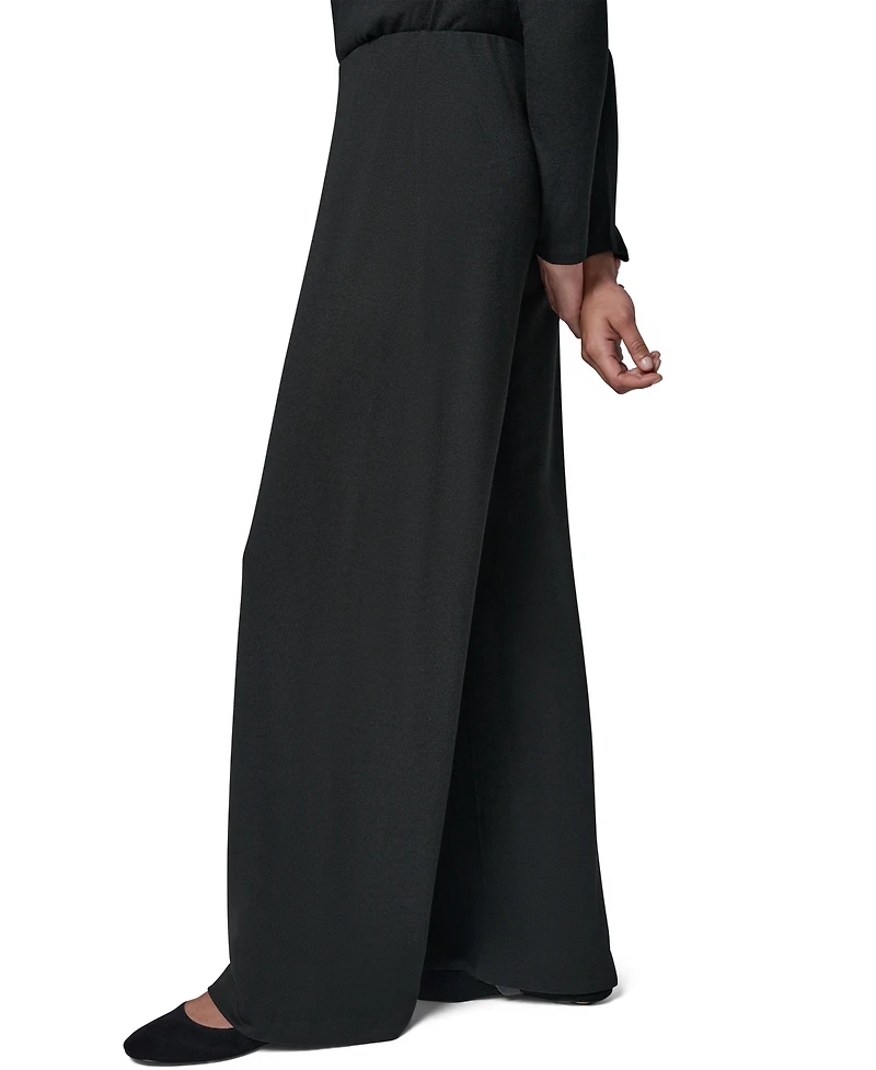 Donna Karan New York Women's Wide-Leg Flat Front Pull-On Pants