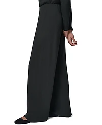 Donna Karan New York Women's Wide-Leg Flat Front Pull-On Pants