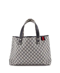 Pre-Owned Gucci Medium Web Loop Tote Gg Coated Canvas