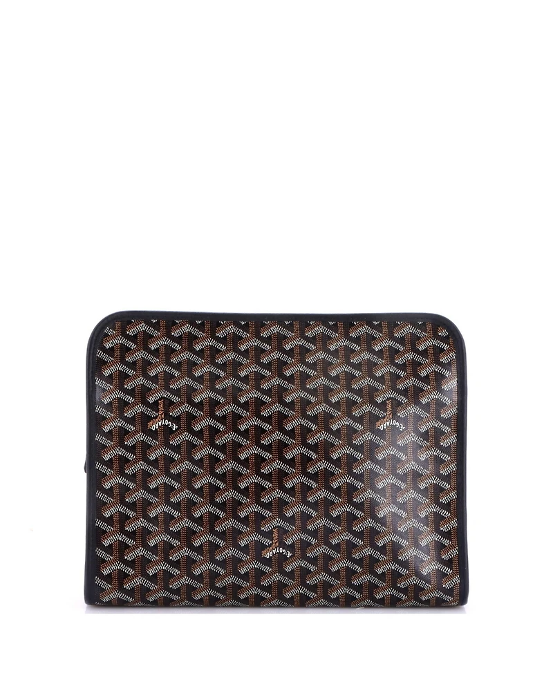 Pre-Owned Goyard Gm Jouvence Toiletry Pouch Coated Canvas