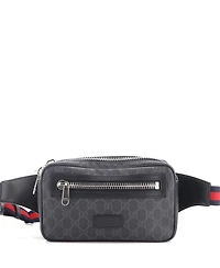 Pre-Owned Gucci Small Soft Zip Belt Bag Gg Coated Canvas