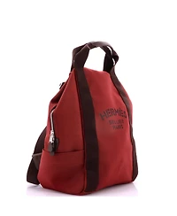 Pre-Owned Hermes Groom Backpack Printed Canvas