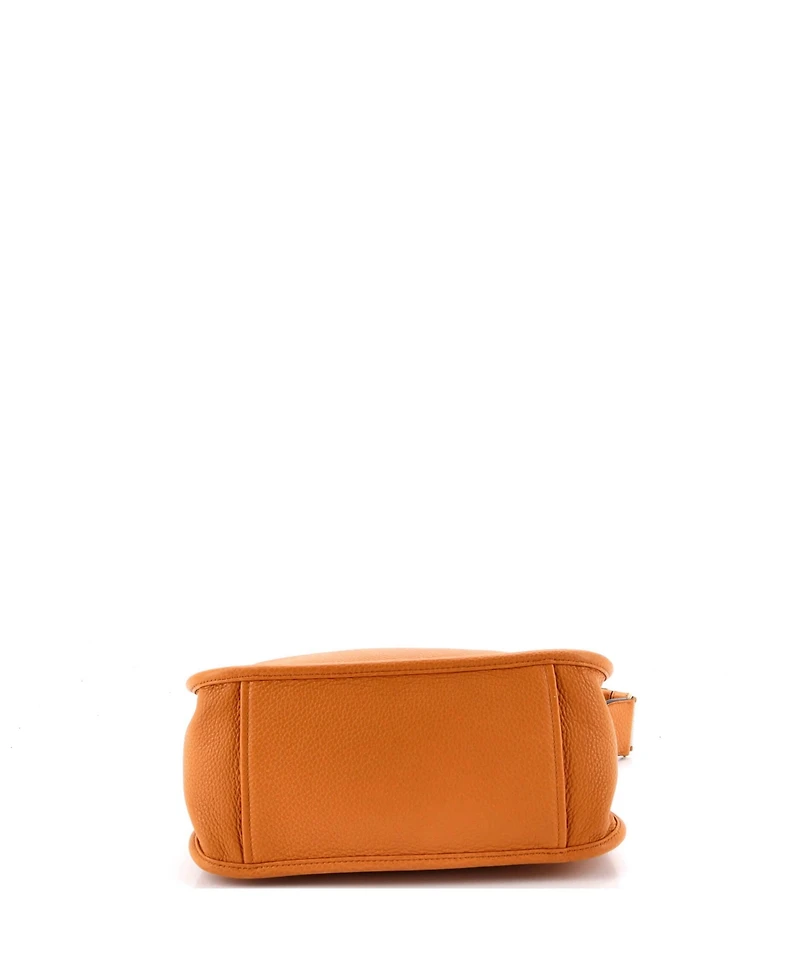 Pre-Owned Prada Medium Logo Strap Crossbody Bag Vitello Daino